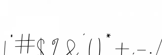 Jannet Font OTHER CHARS