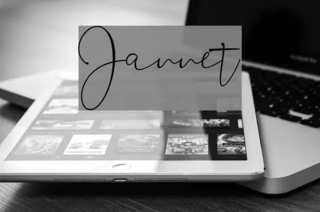 Jannet Font examples