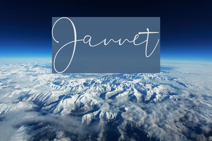 Jannet Caratteri examples
