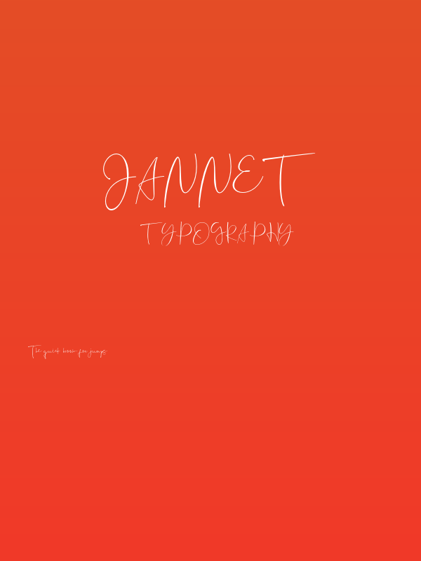 Jannet Poster