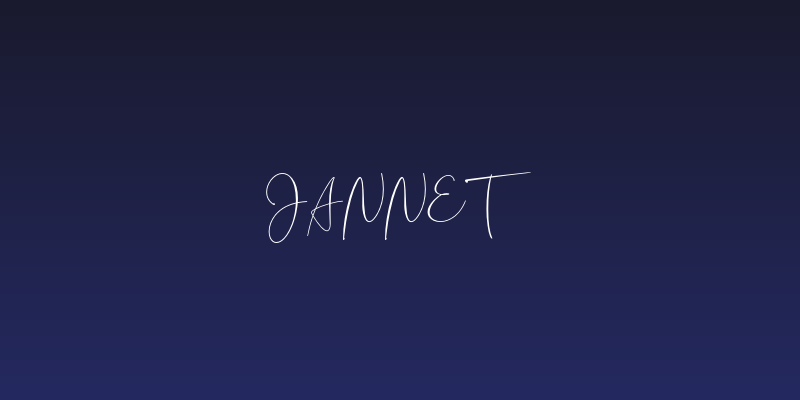 Jannet Social Header