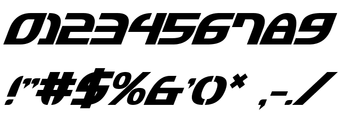 Jannisaries Bold Italic Font OTHER CHARS