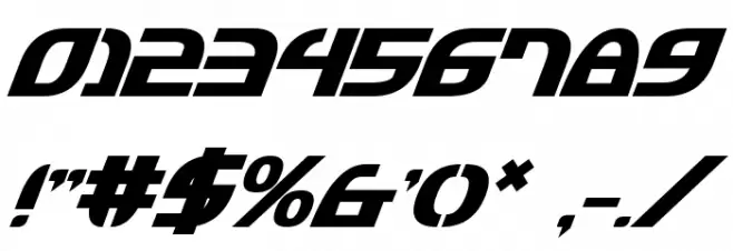 Jannisaries Bold Italic Fuentes OTROS CHARS