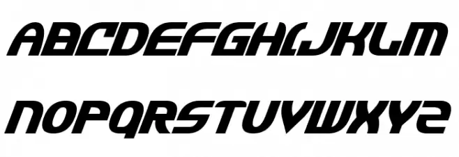 Jannisaries Bold Italic Schriftart Groß