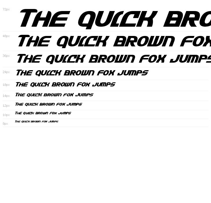 Jannisaries Bold Italic Waterfall