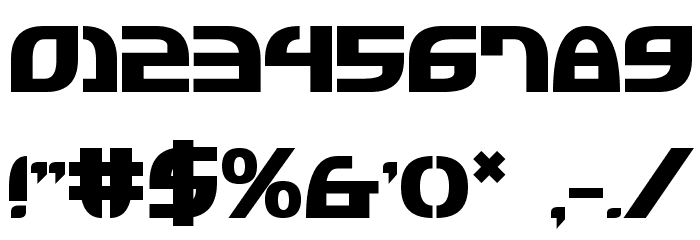 Jannisaries Bold Font OTHER CHARS