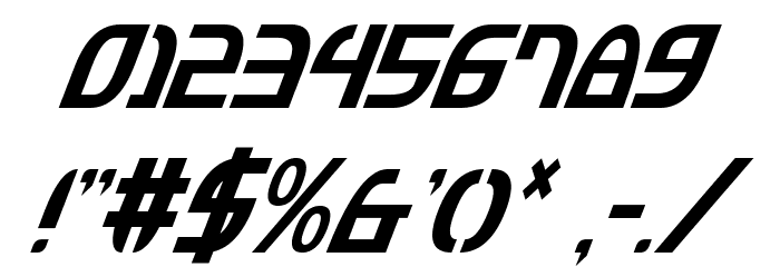 Jannisaries Condensed Italic Polices AUTRES CHARS