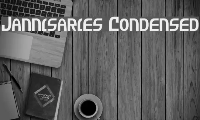 Jannisaries Condensed फ़ॉन्ट examples
