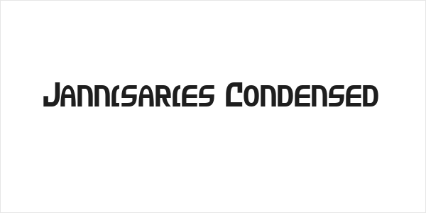 Jannisaries Condensed Logo