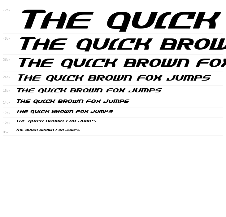Jannisaries Expanded Italic Waterfall