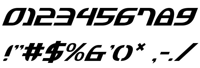 Jannisaries Italic Font OTHER CHARS