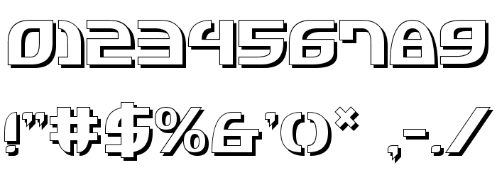 Jannisaries Shadow Font OTHER CHARS