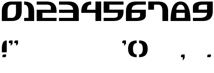 Jannisary Sword Font OTHER CHARS