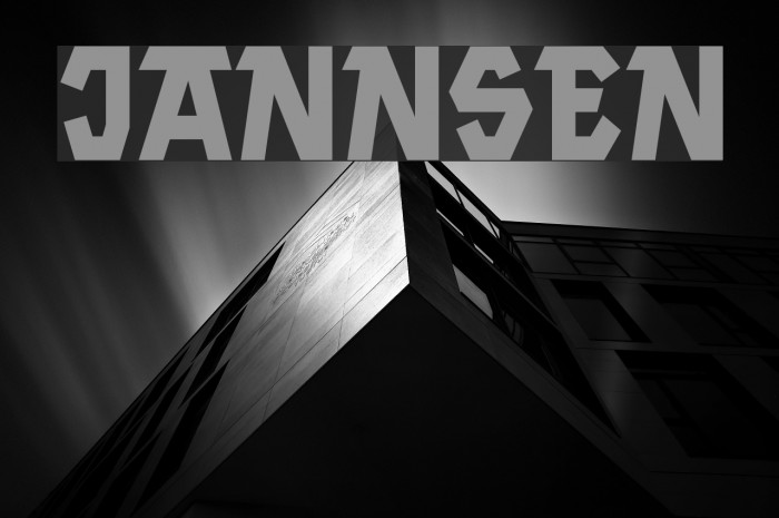 Jannsen Font examples