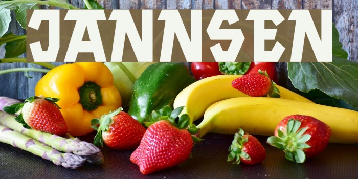 Jannsen Font examples
