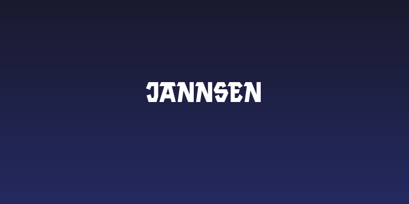 Jannsen Social Header