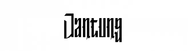 Jantung  font caratteri gratis