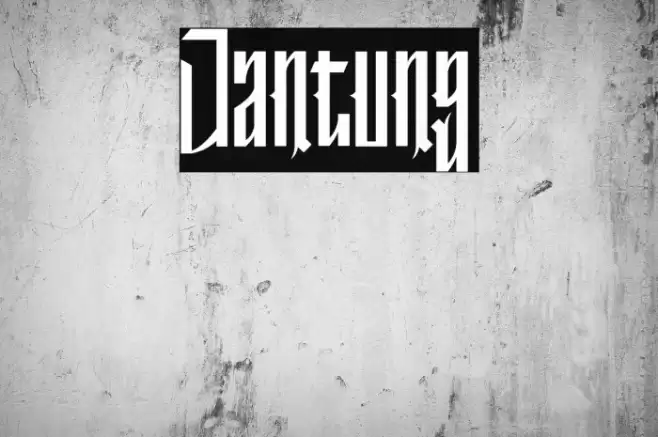 Jantung Font examples