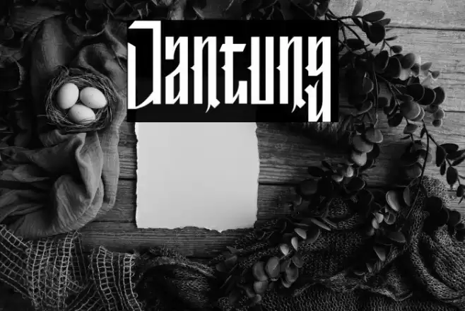 Jantung Font examples