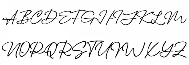January Shine Font Litere mari