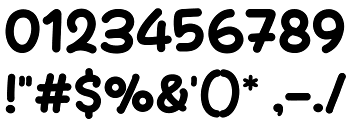 January Snack Font OTHER CHARS