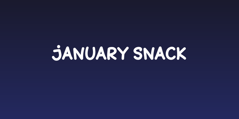 January Snack Social Header