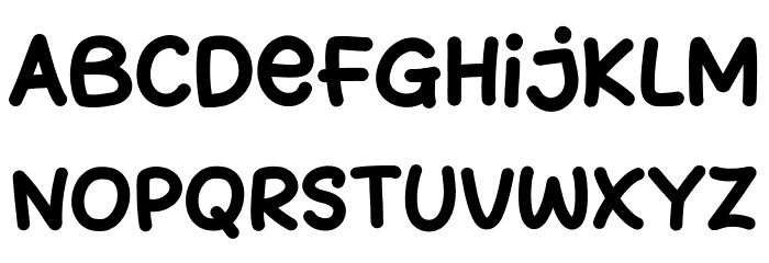 January Snack Font LOWERCASE