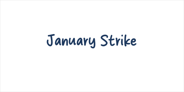January Strike Logo
