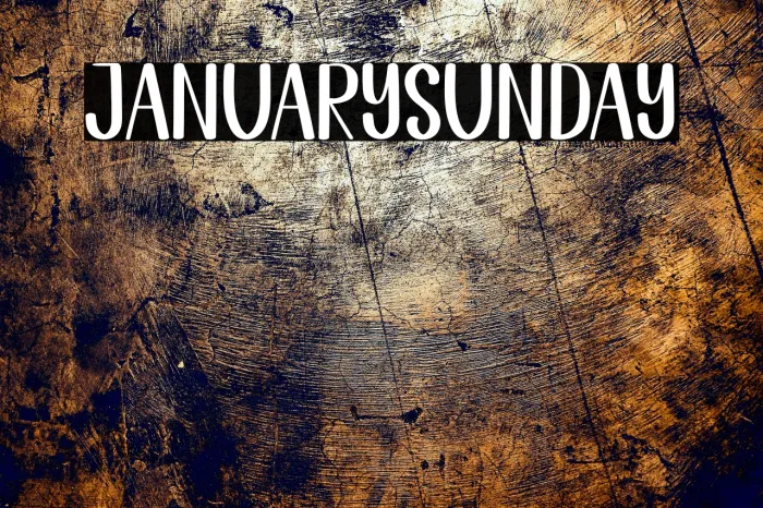 January Sunday Example 1