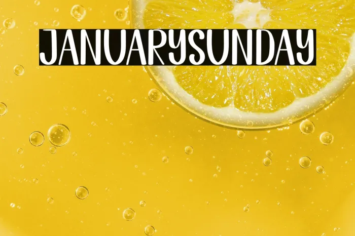 January Sunday Example 3
