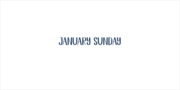 January Sunday Logo
