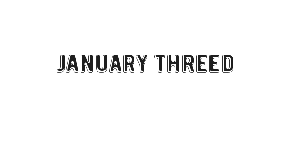 January Threed Logo