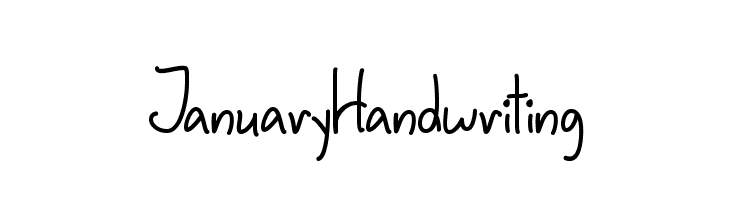 JanuaryHandwriting  नि: शुल्क फ़ॉन्ट्स डाउनलोड