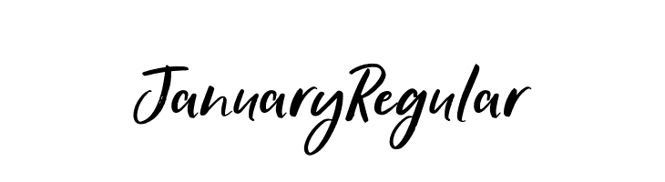 JanuaryRegular  नि: शुल्क फ़ॉन्ट्स डाउनलोड