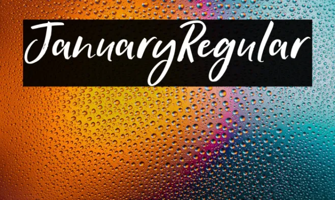 JanuaryRegular Example 1