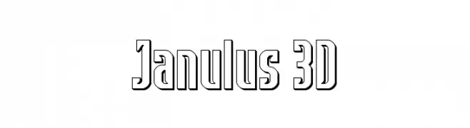 Janulus 3D  Descarca Fonturi Gratis