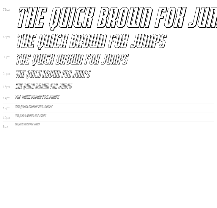 Janulus Caps 3D Italic Waterfall