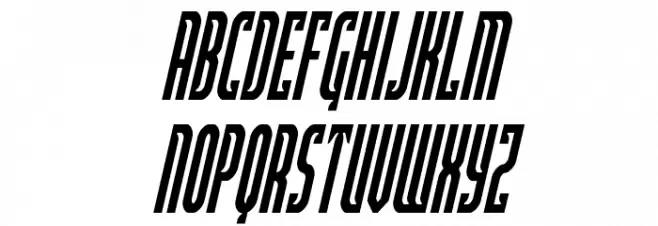 Janulus Caps Condensed Italic Fonte MINÚSCULAS