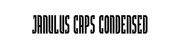 Janulus Caps Condensed  नि: शुल्क फ़ॉन्ट्स डाउनलोड