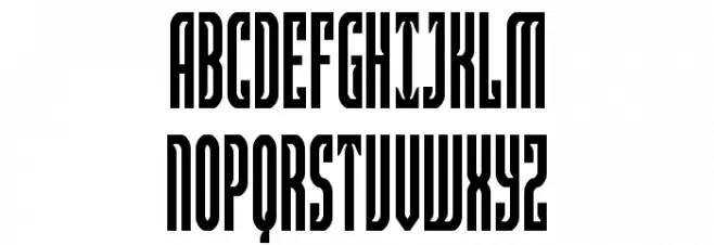 Janulus Caps Condensed 字体 大写