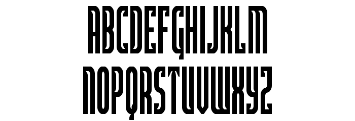 Janulus Caps Condensed Font LOWERCASE