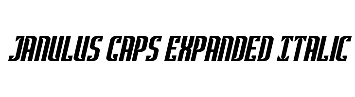 Janulus Caps Expanded Italic  Frei Schriftart Herunterladen