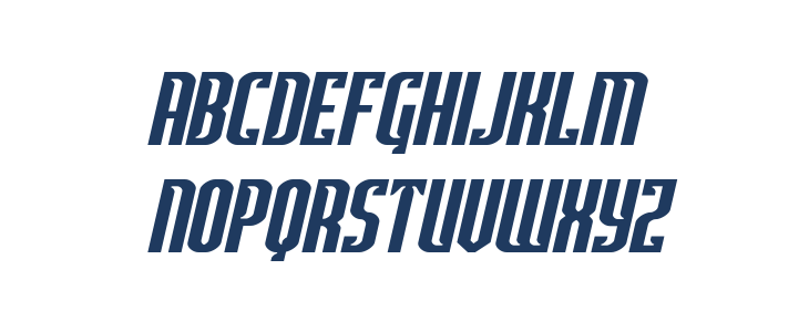 Janulus Caps Expanded Italic Lowercase