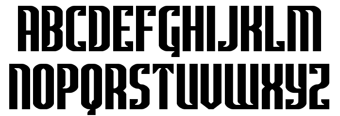 Janulus Caps Expanded Font LOWERCASE