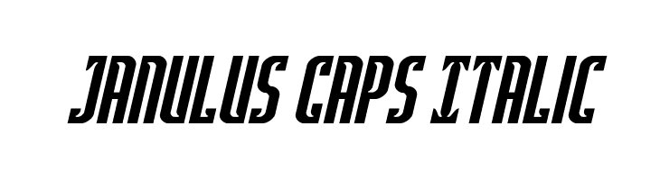 Janulus Caps Italic  font caratteri gratis
