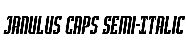 Janulus Caps Semi-Italic  नि: शुल्क फ़ॉन्ट्स डाउनलोड