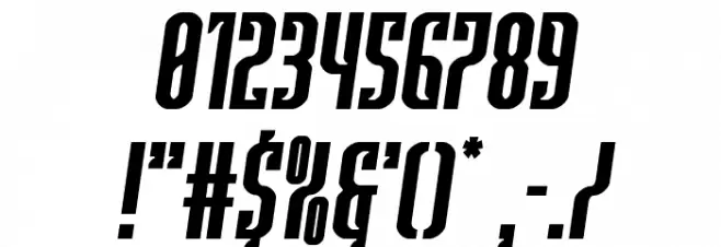 Janulus Caps Semi-Italic Font OTHER CHARS