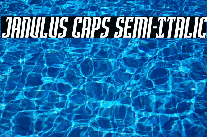 Janulus Caps Semi-Italic Example 1