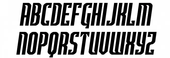 Janulus Caps Semi-Italic Шрифта строчной