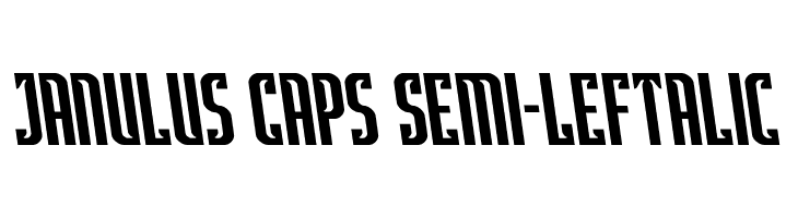 Janulus Caps Semi-Leftalic  baixar fontes gratis